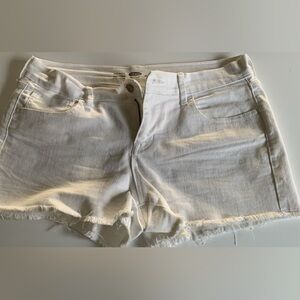 Old Navy Cream Denim Shorts